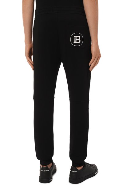 Хлопковые джоггеры BALMAIN, арт. AH10B000/BB66, фото 4