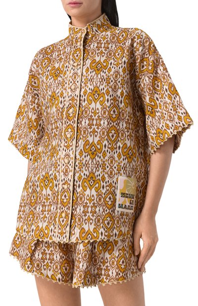 Льняная рубашка ZIMMERMANN, арт. 1316TRS251, фото 3