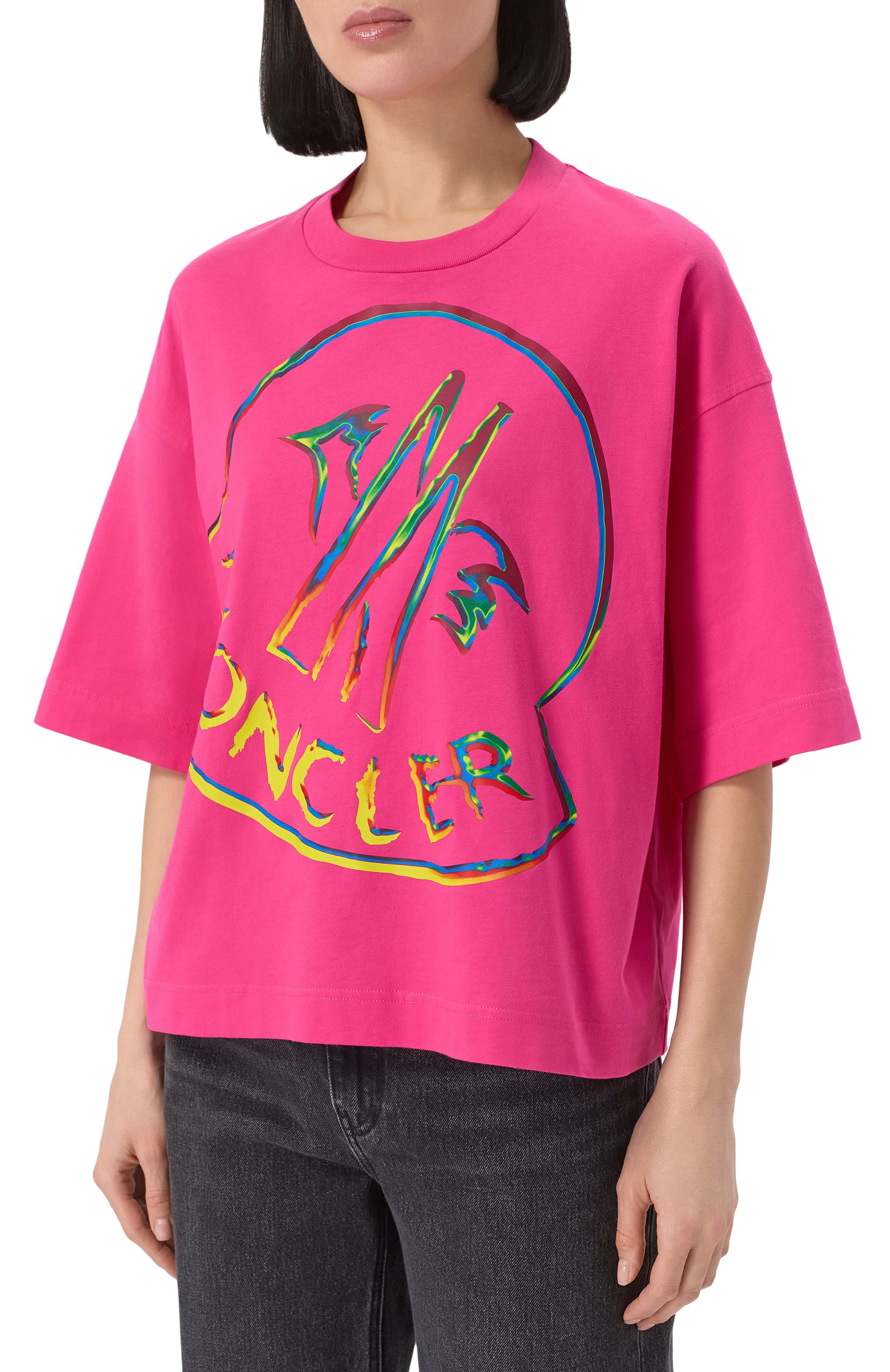 Хлопковая футболка MONCLER, арт. 8C00026/899SP, фото 3