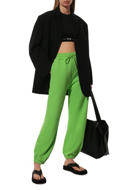Хлопковые джоггеры MSGM, арт. 3341MDP69 227799, фото 2