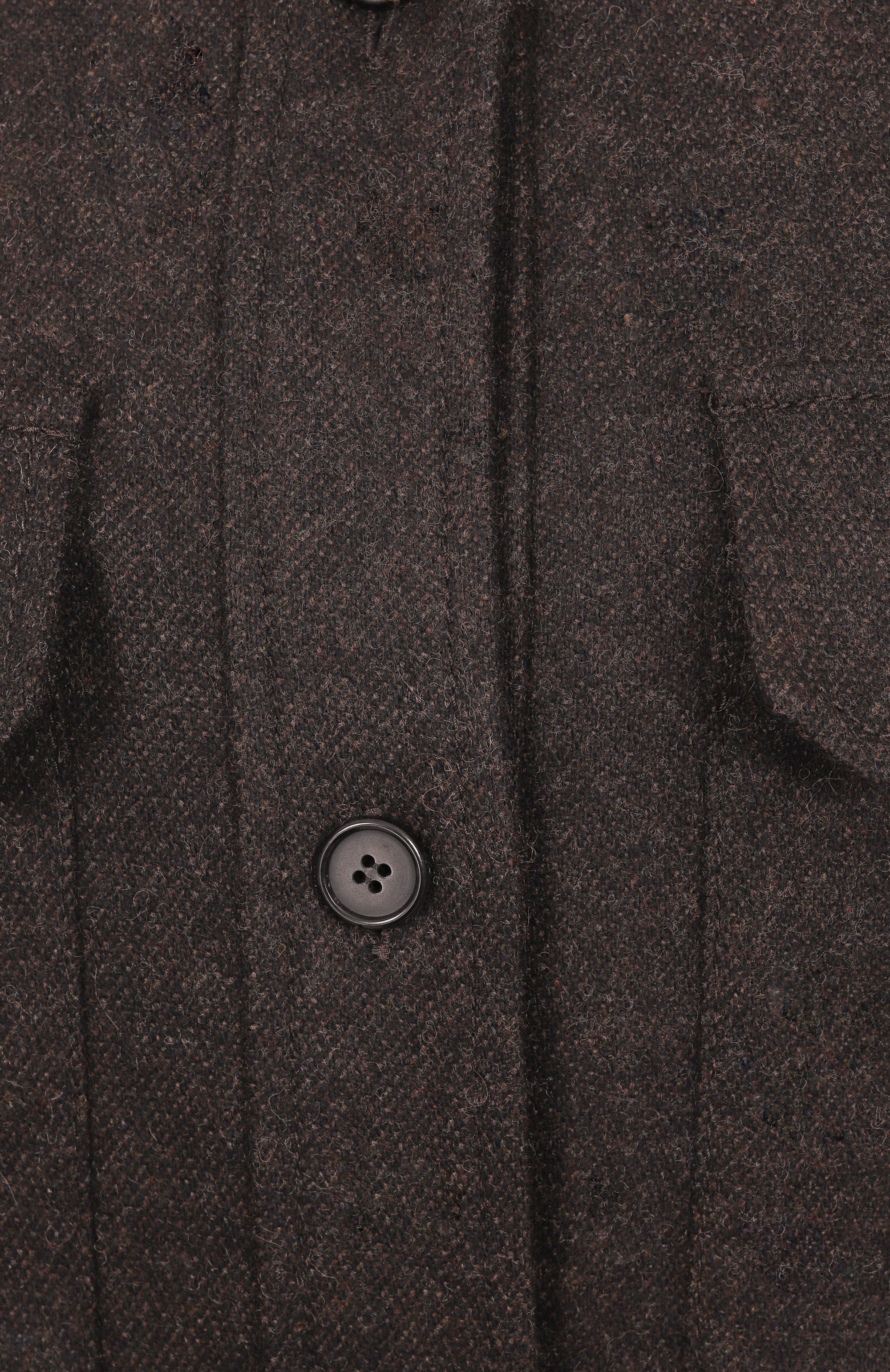 Рубашка из шерсти и кашемира JUUN.J коричневого цвета по цене 68800 руб., арт. JW4964W02, фото 6 Рубашка из шерсти и кашемира JUUN.J, арт. JW4964W02, фото 6