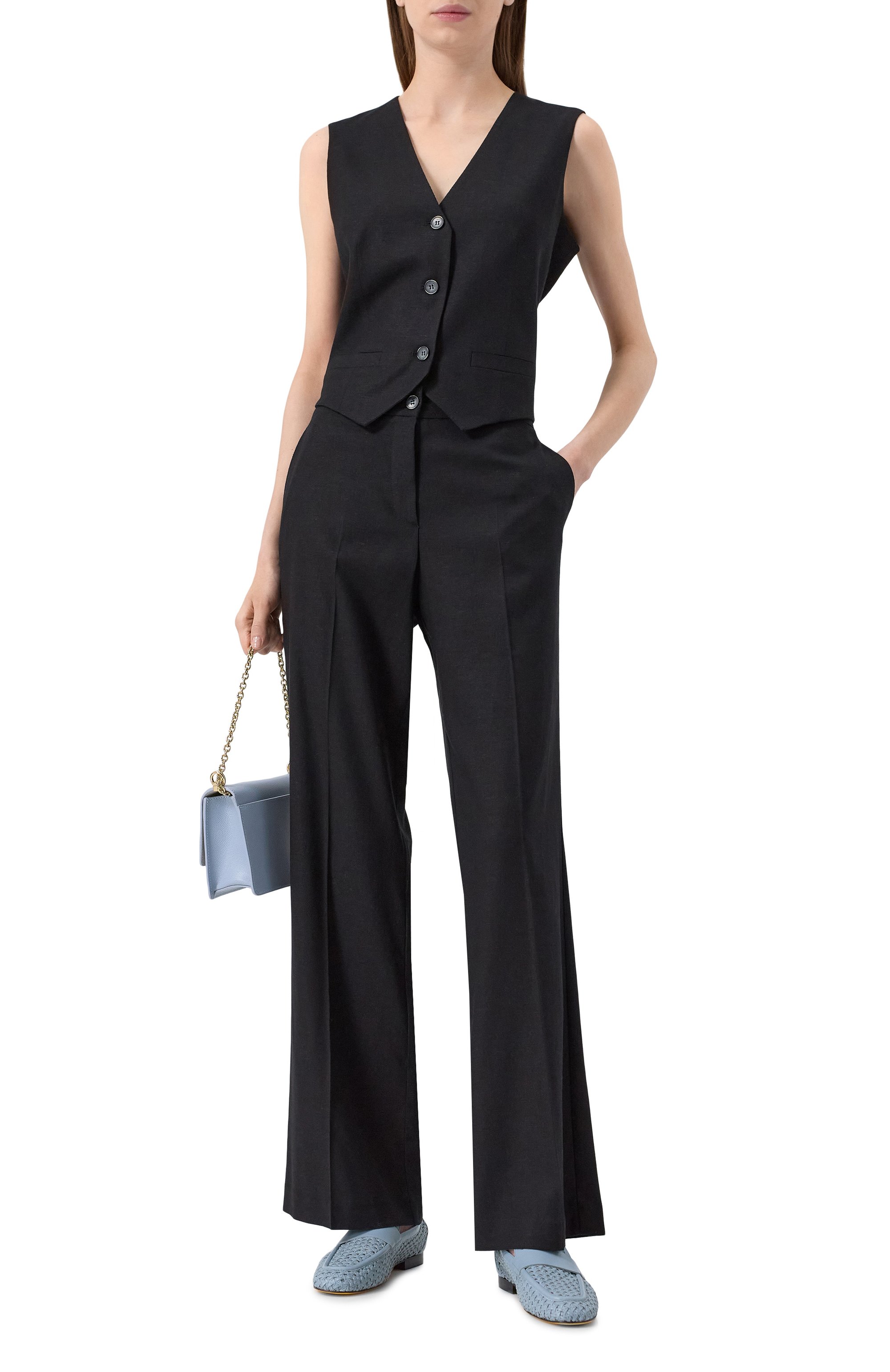 Брюки из вискозы и льна PIETRO BRUNELLI, арт. PN0312/LIDAFN, фото 2