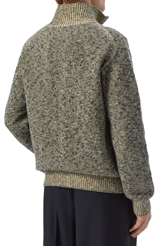 Кардиган из шерсти и хлопка Jil Sander J61HP0006/J14825 Серый  J61HP0006/J14825 Фото 4