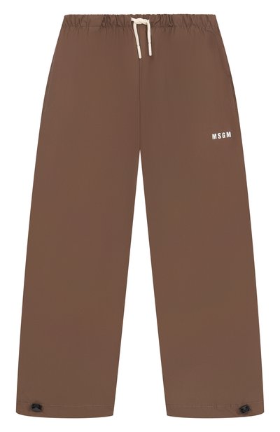 Хлопковые брюки MSGM KIDS, арт. S6MSJUPA162