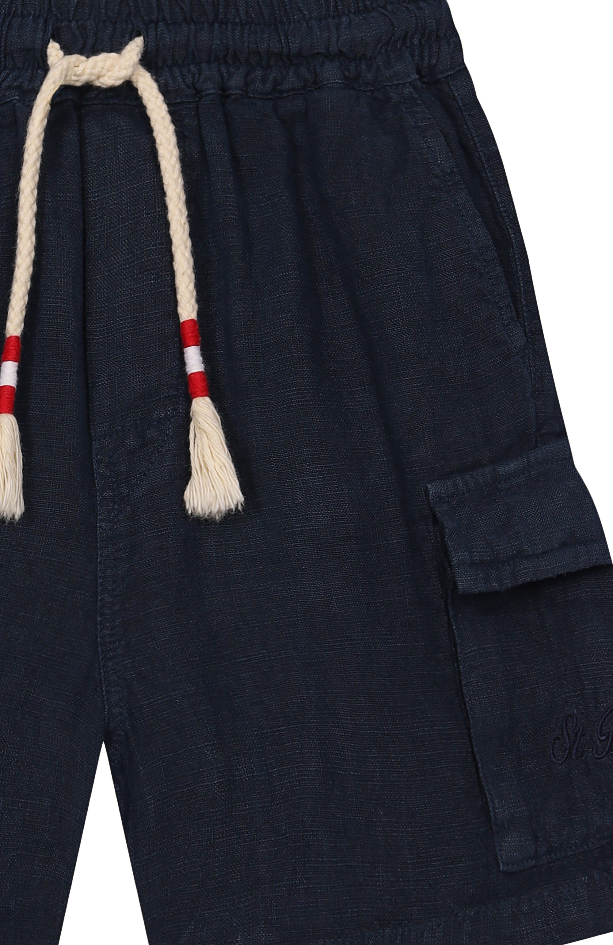 Льняные шорты-карго MC2 SAINT BARTH, арт. STBK MARSEILLE JR/00338H, фото 3