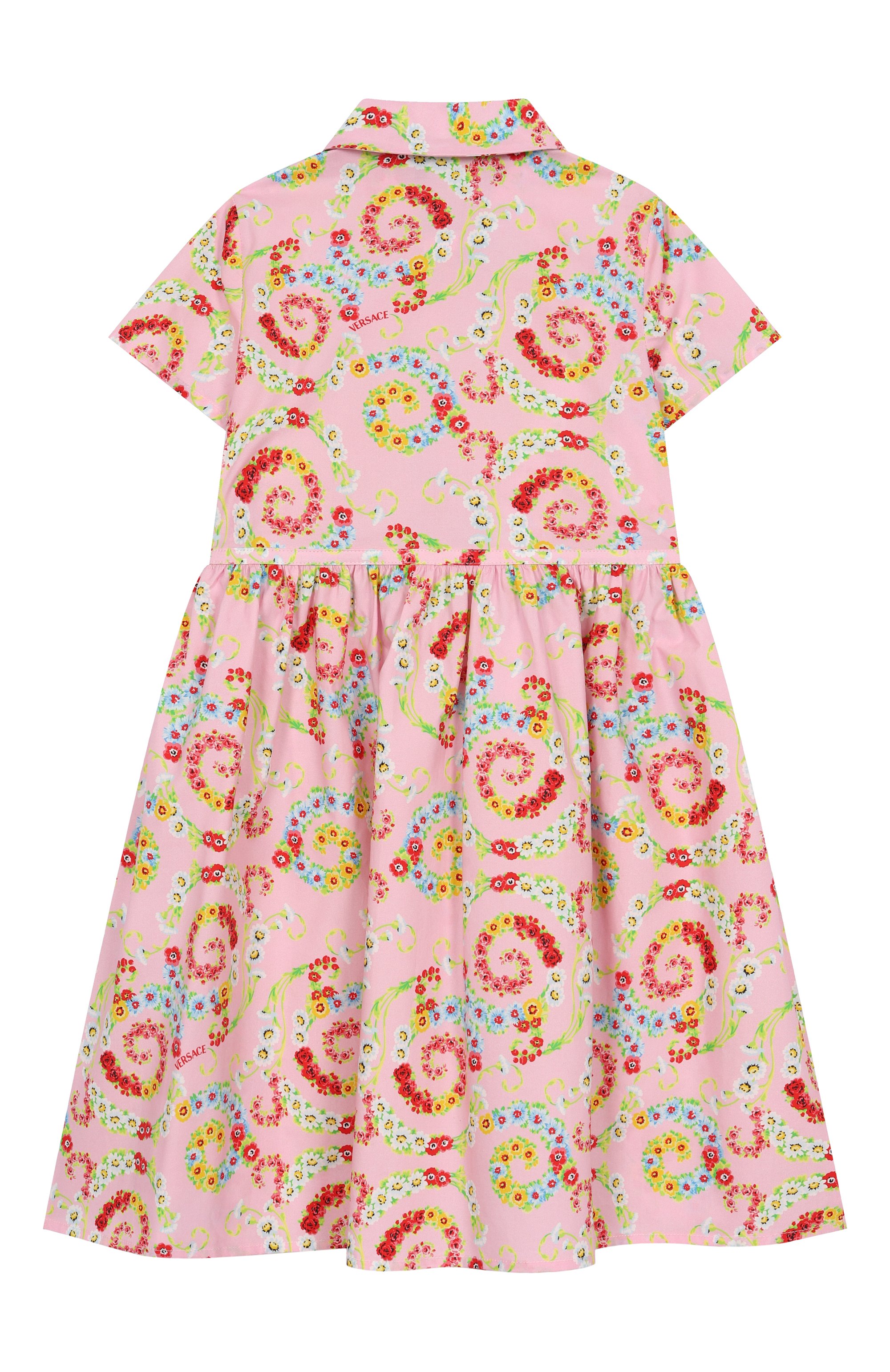Хлопковое платье-рубашка VERSACE, арт. 1018142/1A13110/8A-14A, фото 2