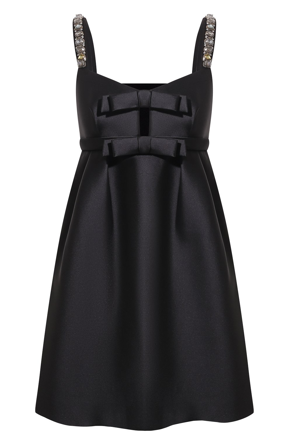 Атласное платье с отделкой стразами DICE KAYEK, арт. R24R287, фото 1