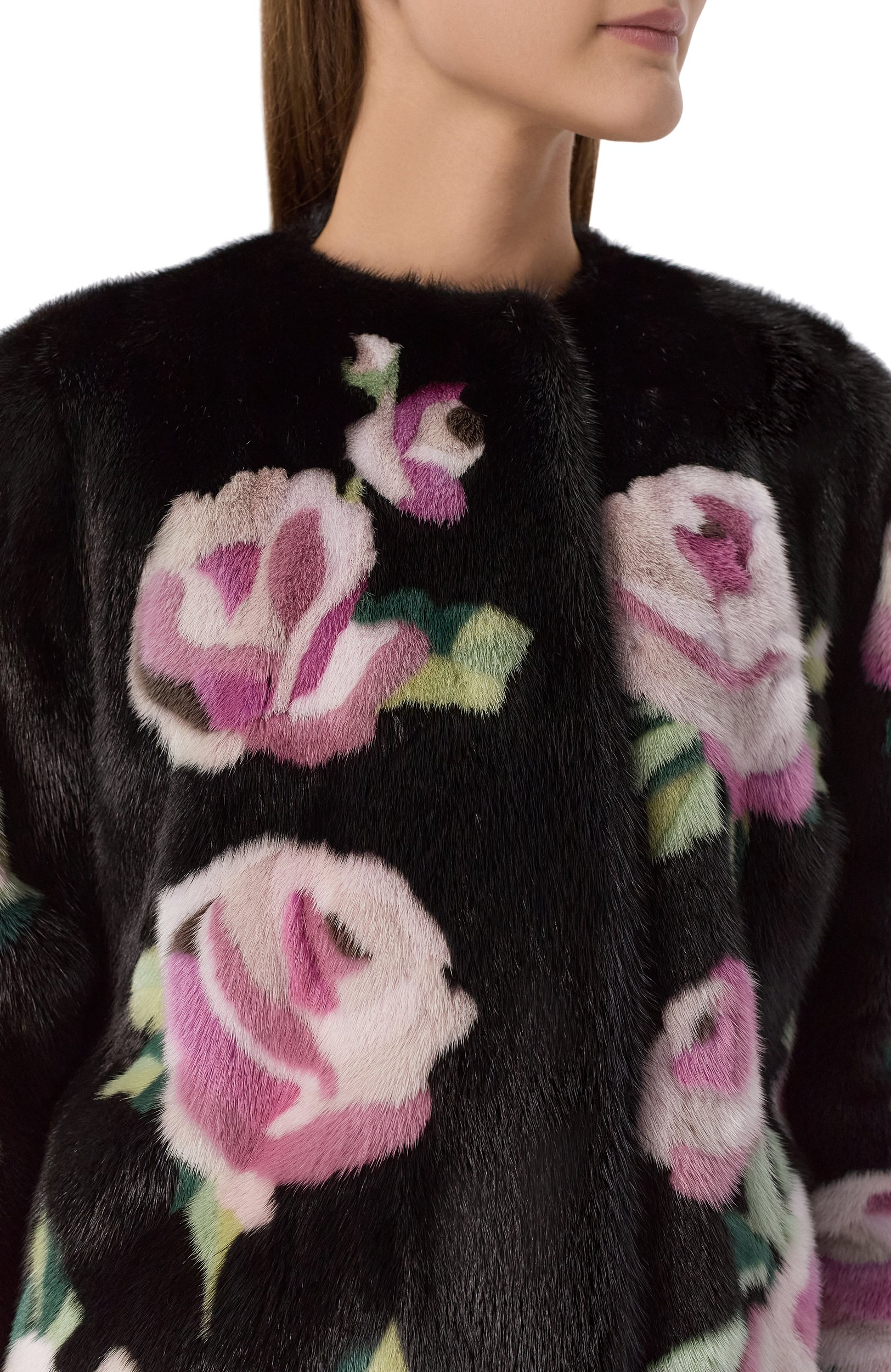 Шуба из норки DOLCE & GABBANA черного цвета по цене 4130000 руб., арт. F28FFF/FUPLH, фото 5 Шуба из норки DOLCE & GABBANA, арт. F28FFF/FUPLH, фото 5