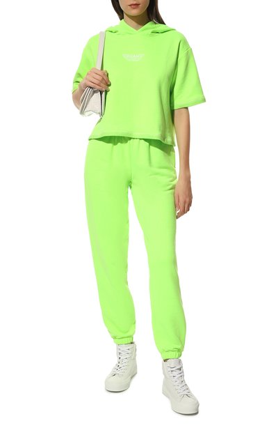 Женский хлопковый костюм SEVEN LAB, арт. HTP D neon green