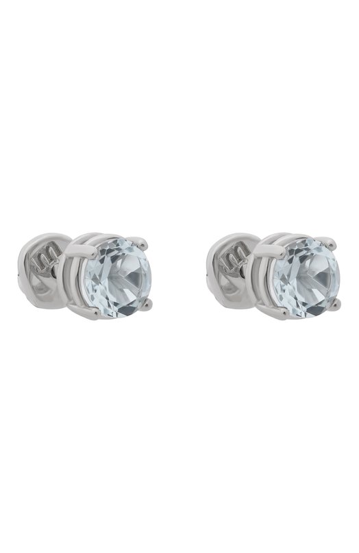 Серьги-пусеты Cartoon Baby с топазом Moonka cr-bb-er-tpz Голубой  cr-bb-er-tpz Фото 3