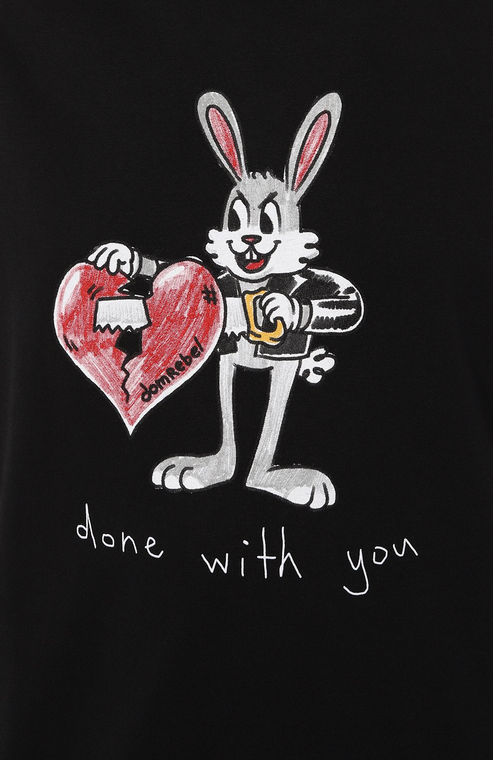 Хлопковая футболка DOMREBEL, арт. BREAKUP/T-SHIRT, фото 5