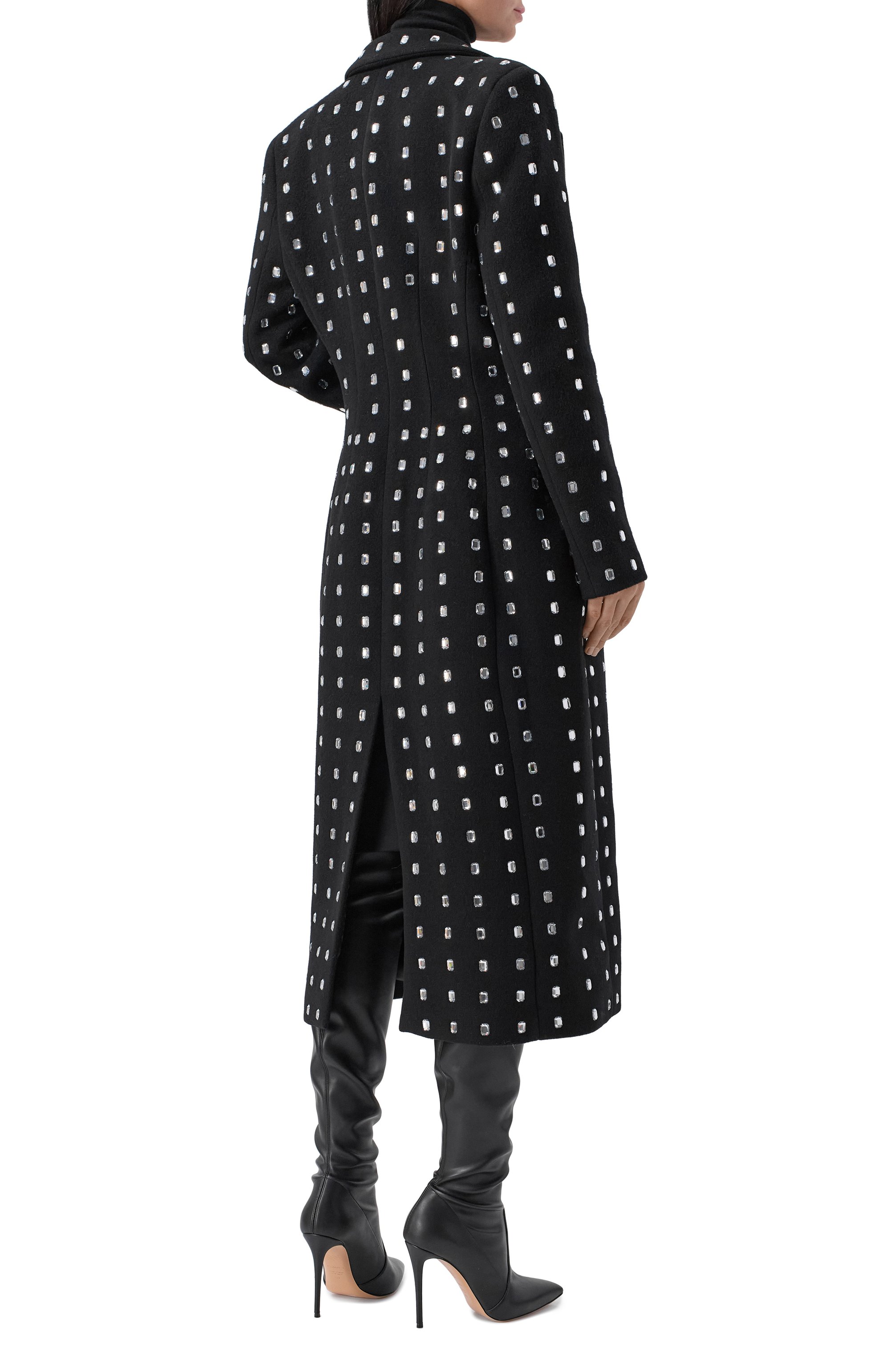 Шерстяное пальто GIUSEPPE DI MORABITO черного цвета по цене 332000 руб., арт. 05FW2C0071CR 05380A, фото 4 Шерстяное пальто GIUSEPPE DI MORABITO, арт. 05FW2C0071CR 05380A, фото 4