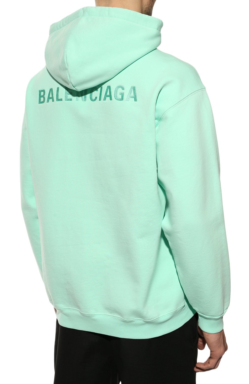 Хлопковое худи BALENCIAGA, арт. 600583/TLVB8, фото 4