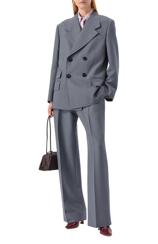 Кожаные туфли Sofia Bottega Veneta 827710/V3H90 Бордовый  827710/V3H90 Фото 2
