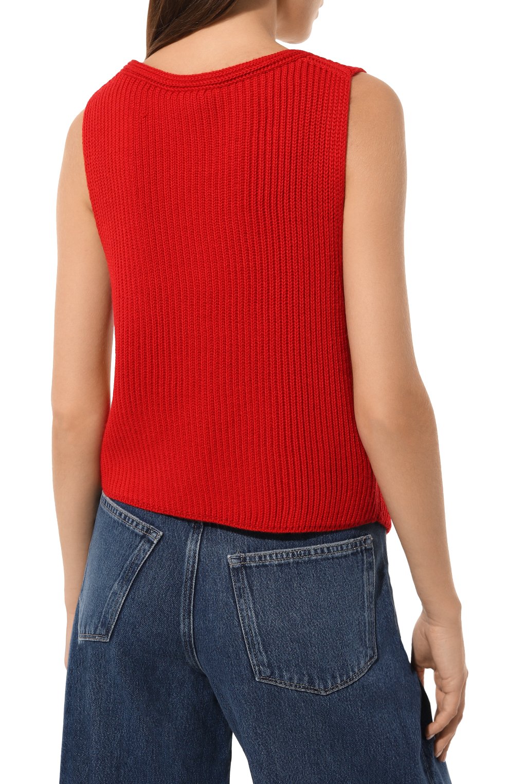 Жилет LESYANEBO красного цвета по цене 9600 руб., арт. LN08H-0301_FF, фото 4 Жилет LESYANEBO, арт. LN08H-0301_FF, фото 4