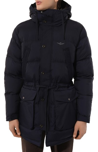 Пуховик AERONAUTICA MILITARE темно-синего цвета по цене 49950 руб., арт. AB2192CT3375, фото 3 Пуховик AERONAUTICA MILITARE, арт. AB2192CT3375, фото 3