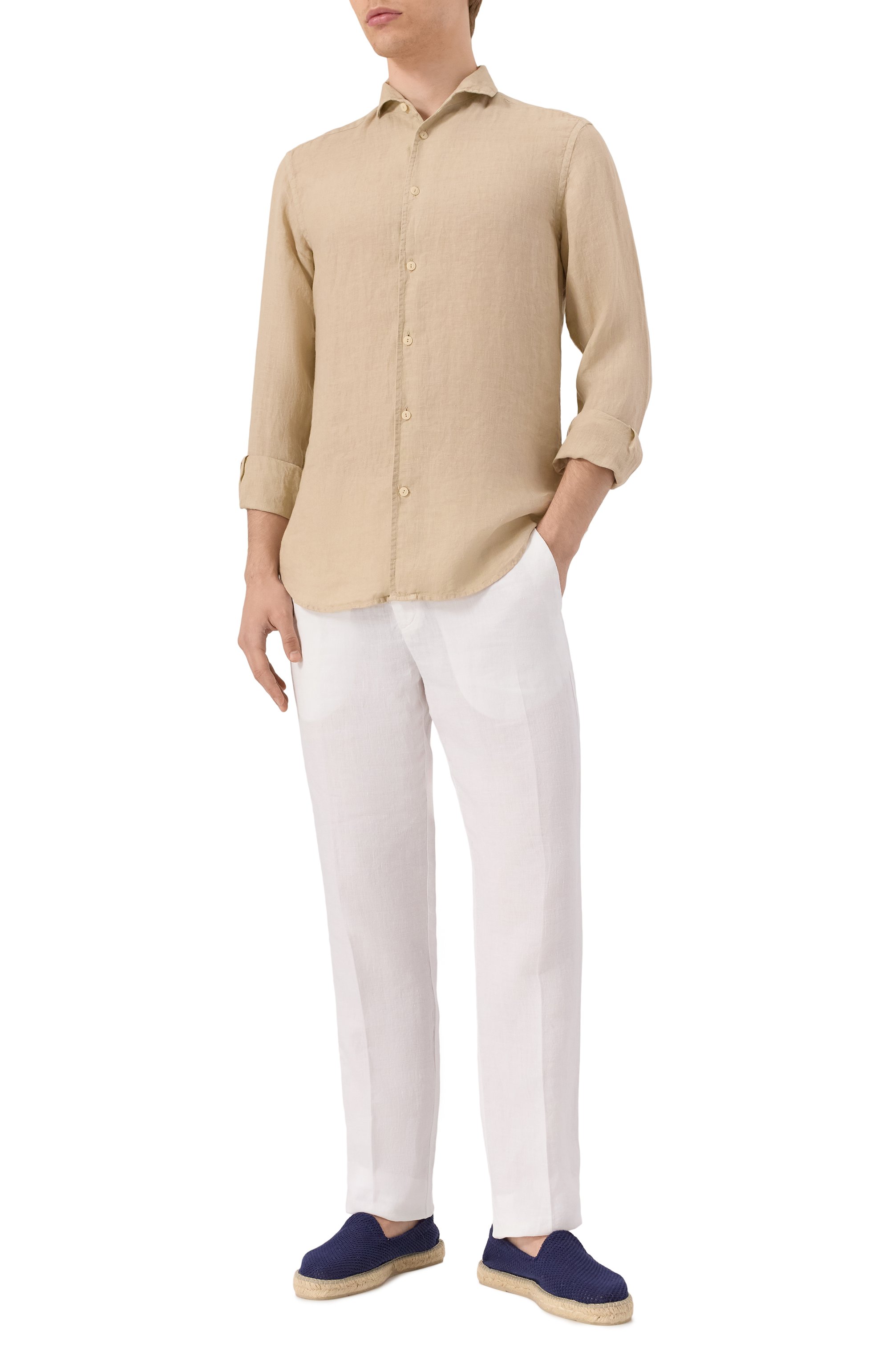 Льняная рубашка MC2 SAINT BARTH, арт. STBM CUBA/00275H, фото 2