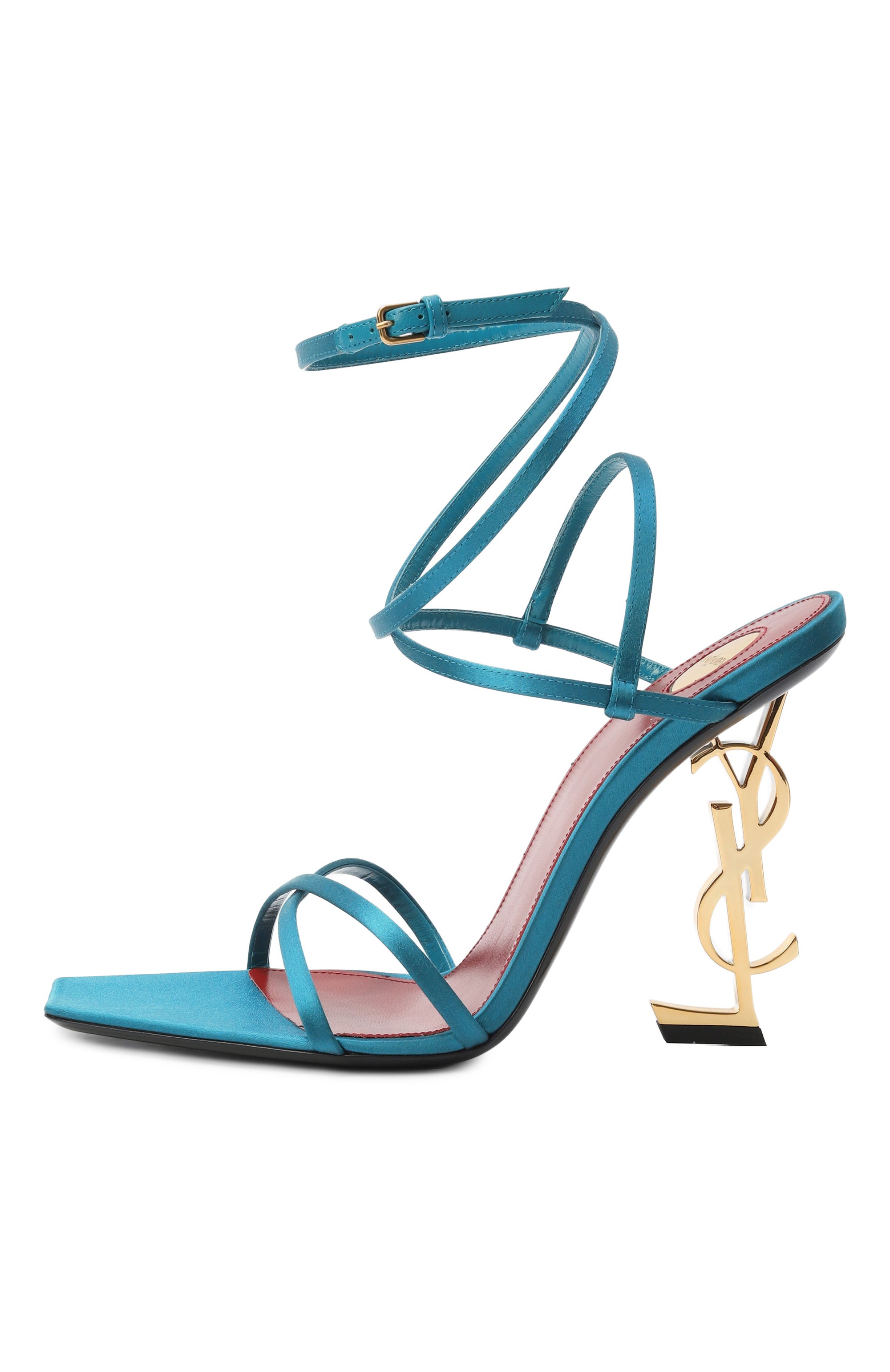 Текстильные босоножки opyum 110 SAINT LAURENT, арт. 817972/9QNBS, фото 4