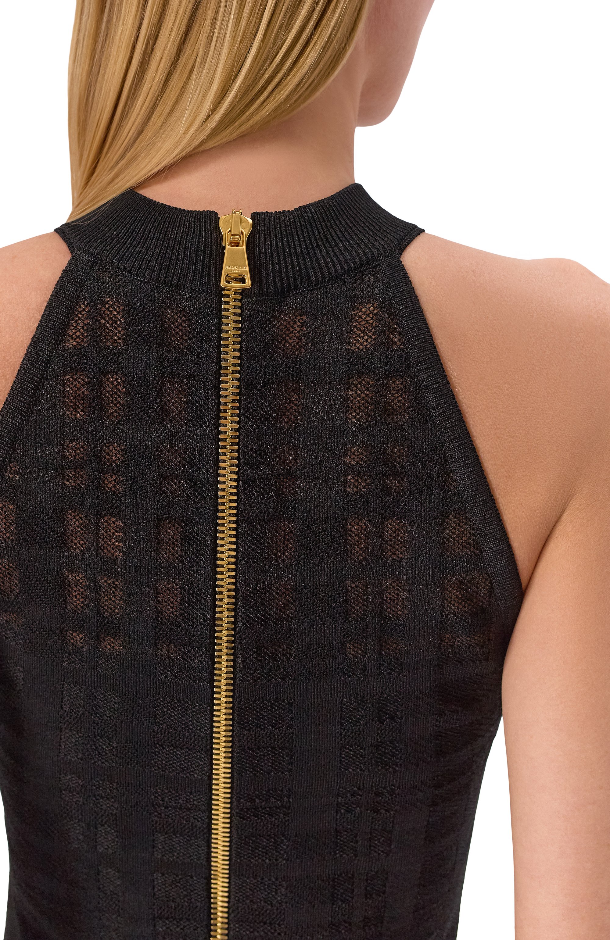 Платье из вискозы BALMAIN, арт. GF1R3375/KJ36, фото 4