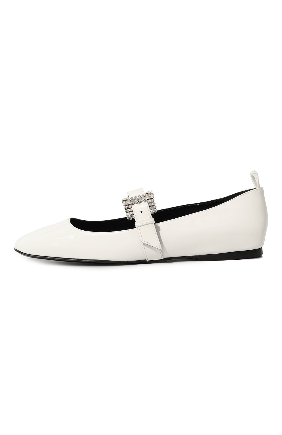 Кожаные балетки sr twenty buckle SERGIO ROSSI, арт. B07390-MVIV01, фото 4