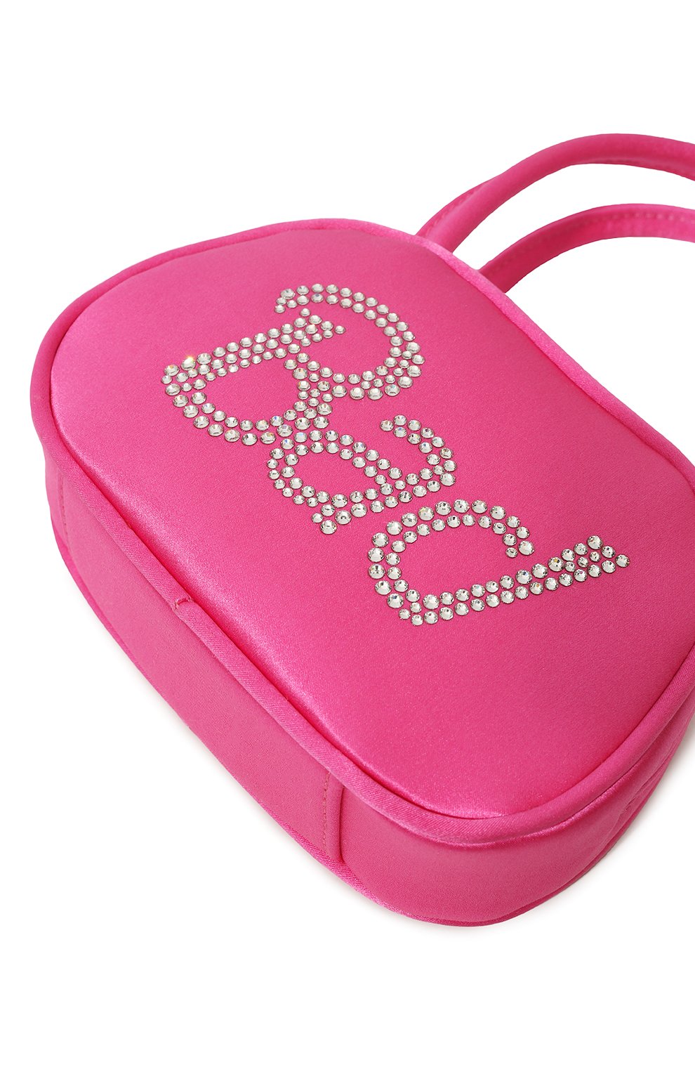 Сумка superamini baddie AMINA MUADDI розового цвета по цене 67700 руб., арт. SUPERAMINI BADDIE/SATIN, фото 3 Сумка superamini baddie AMINA MUADDI, арт. SUPERAMINI BADDIE/SATIN, фото 3