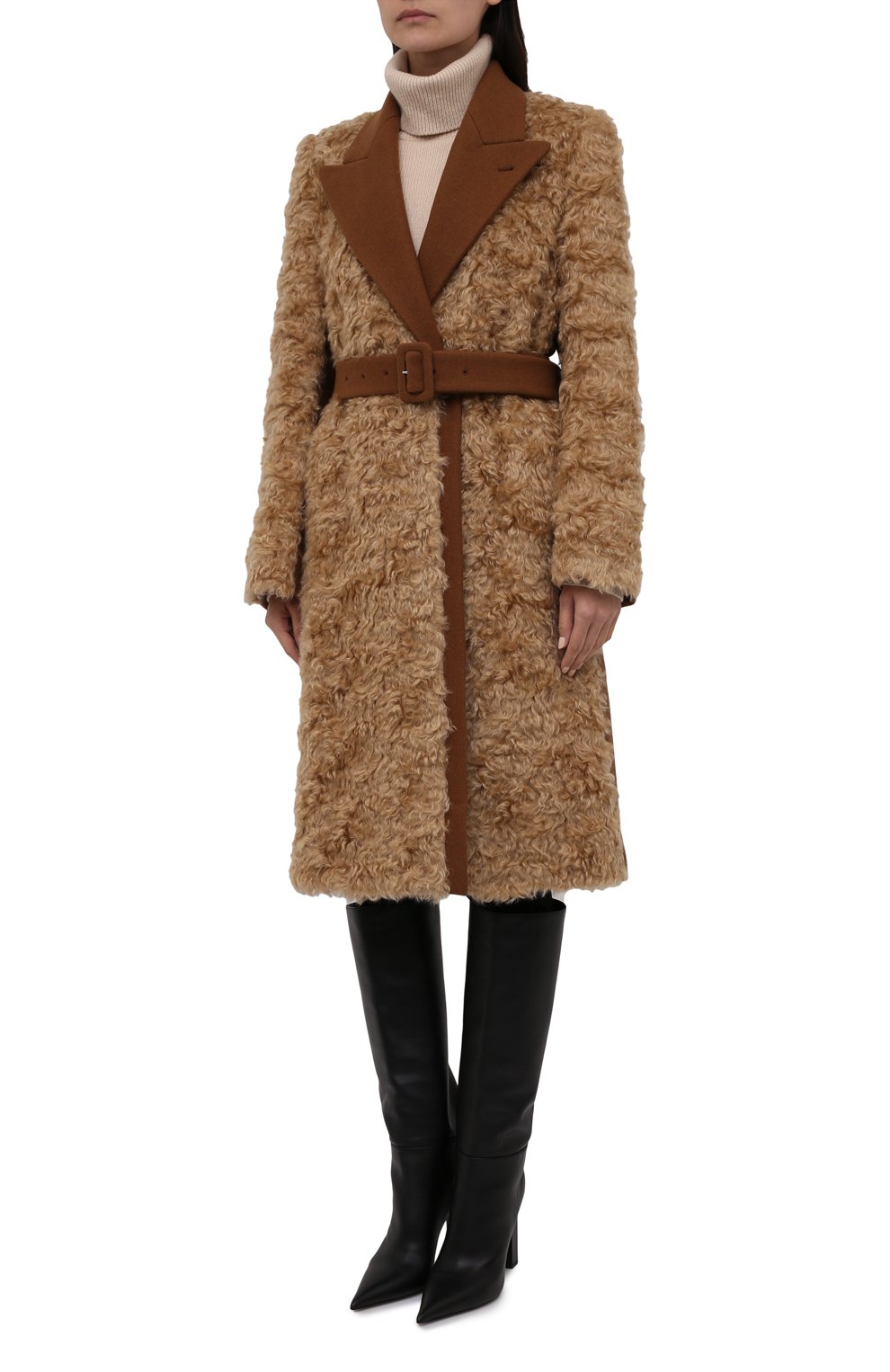 Комбинированное пальто DRIES VAN NOTEN, арт. 212-010231-3197, фото 3
