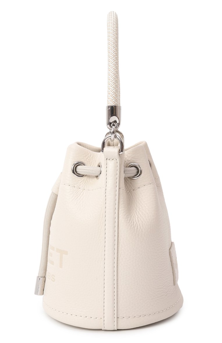 Женская сумка the bucket mini MARC JACOBS (THE) кремового цвета, арт. 2S3HCR058H03 | Фото 4 (Материал: Натуральная кожа; Ремень/цепочка: На ремешке; Размер: mini; Автоматизация состава: Проставлено; Автоматизация ТО: Проставлено)