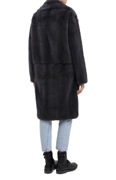 Шуба из меха норки YVES SALOMON, арт. 20WYM93504VFLX, фото 4