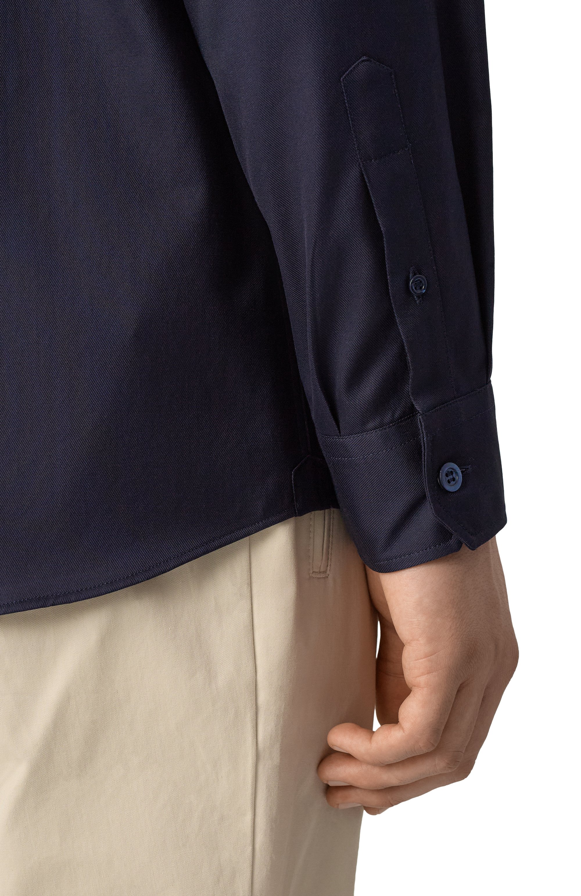 Хлопковая рубашка BRUNELLO CUCINELLI, арт. MW6040658, фото 5