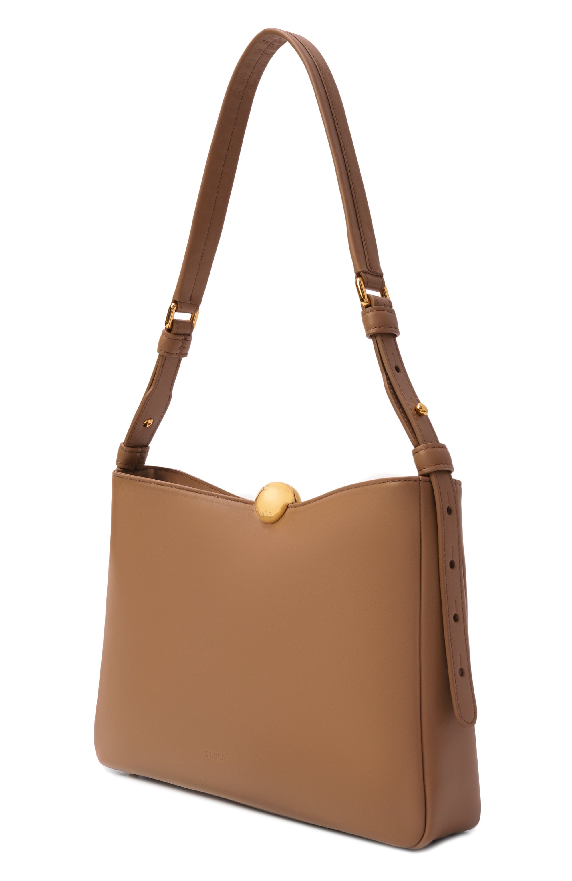 Сумка furla sfera soft medium FURLA темно-бежевого цвета по цене 42500 руб., арт. WB01403/BX3168, фото 4 Сумка furla sfera soft medium FURLA, арт. WB01403/BX3168, фото 4