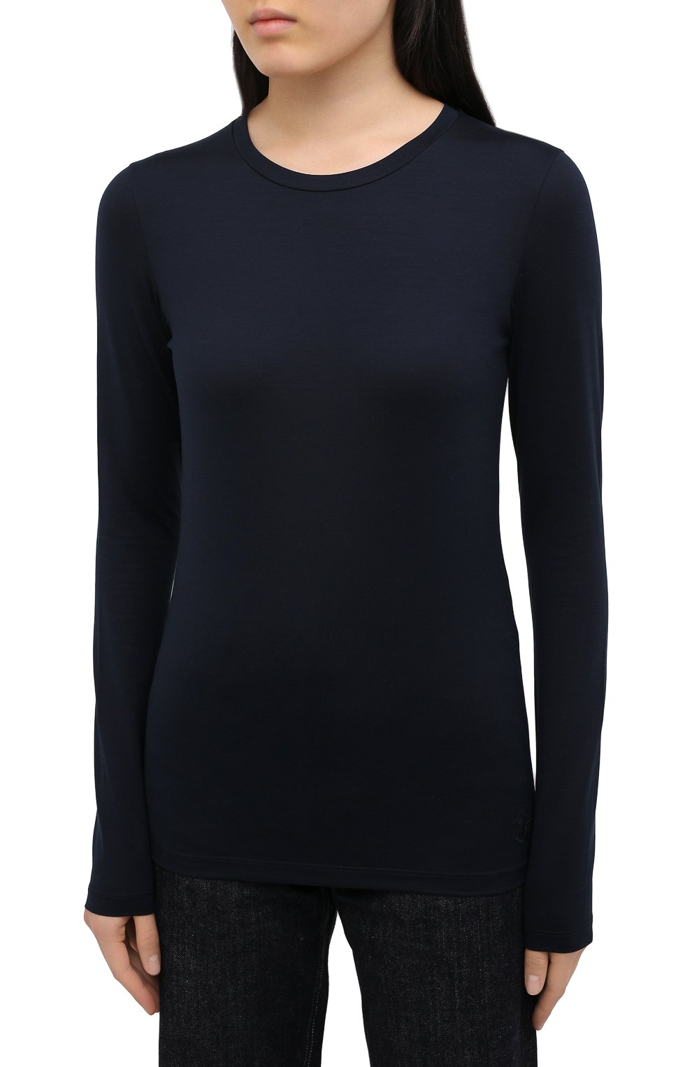 Хлопковый лонгслив JIL SANDER, арт. JPPR705500-WR257108, фото 3