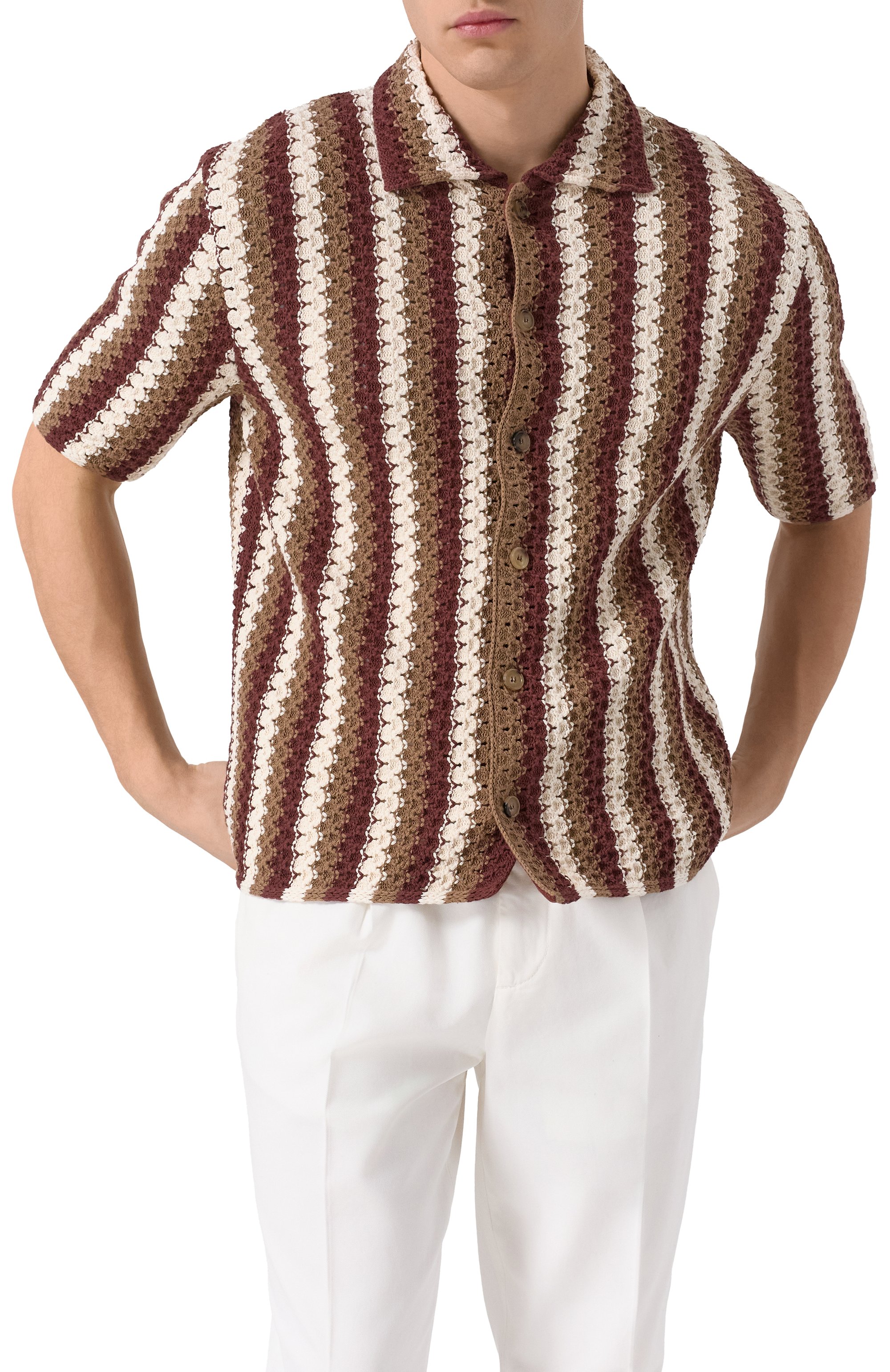 Хлопковая рубашка MVST, арт. 25E/X1P/0/A007/7594, фото 3