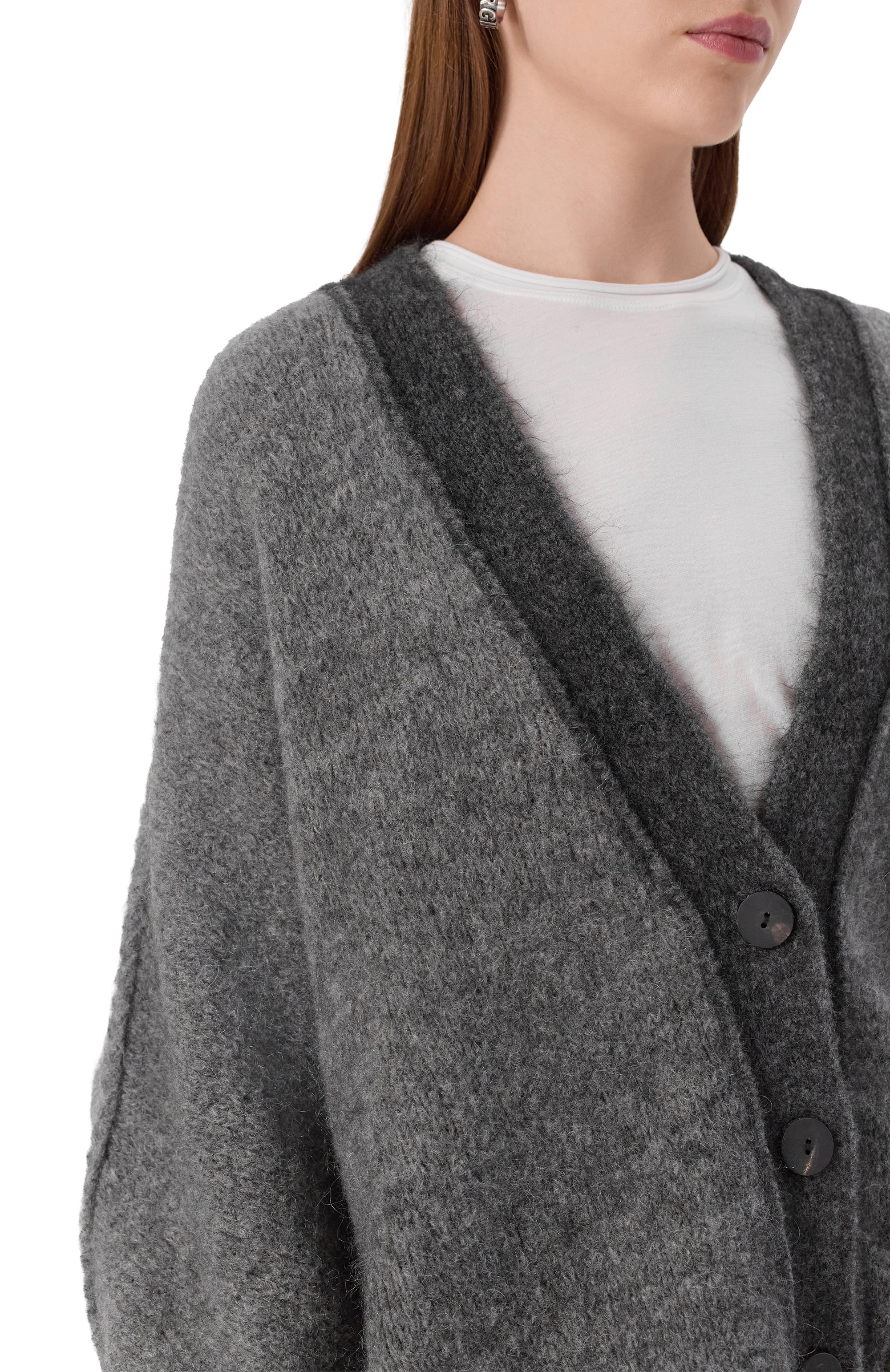Шерстяной кардиган ISABEL BENENATO, арт. DK620F25, фото 5