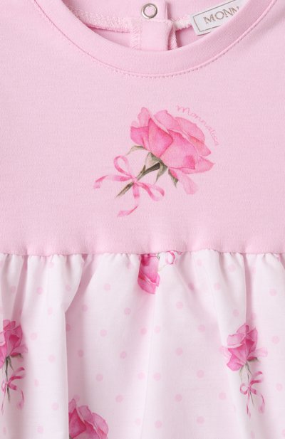 Хлопковое боди MONNALISA, арт. 35E207, фото 3