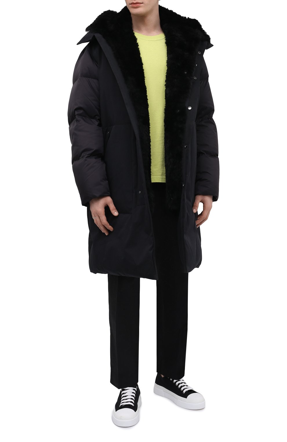 Пуховая парка с меховой подкладкой YVES SALOMON, арт. 22WHM02706M15W, фото 2