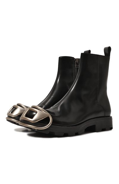 Мужс�кие кожаные ботинки d-hammer DIESEL, арт. Y03254/P5268