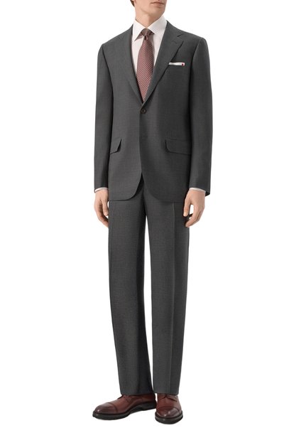 Кожаные дерби KITON коричневого цвета по цене 198500 руб., арт. USSA529N00100, фото 2 Кожаные дерби KITON, арт. USSA529N00100, фото 2