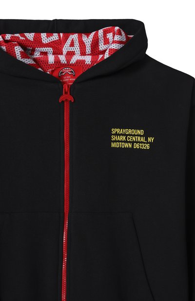 Хлопковая толстовка SPRAYGROUND, арт. SPY1385EBLK, фото 3