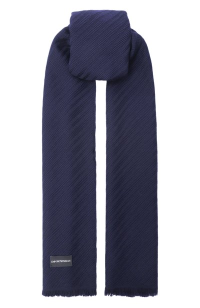 Мужской шерстяной шарф EMPORIO ARMANI, арт. EM007074/AF28992