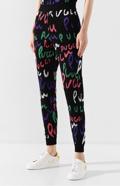 Джоггеры из смеси вискозы и шерсти EMILIO PUCCI, арт. 9RKT01/9R961, фото 3