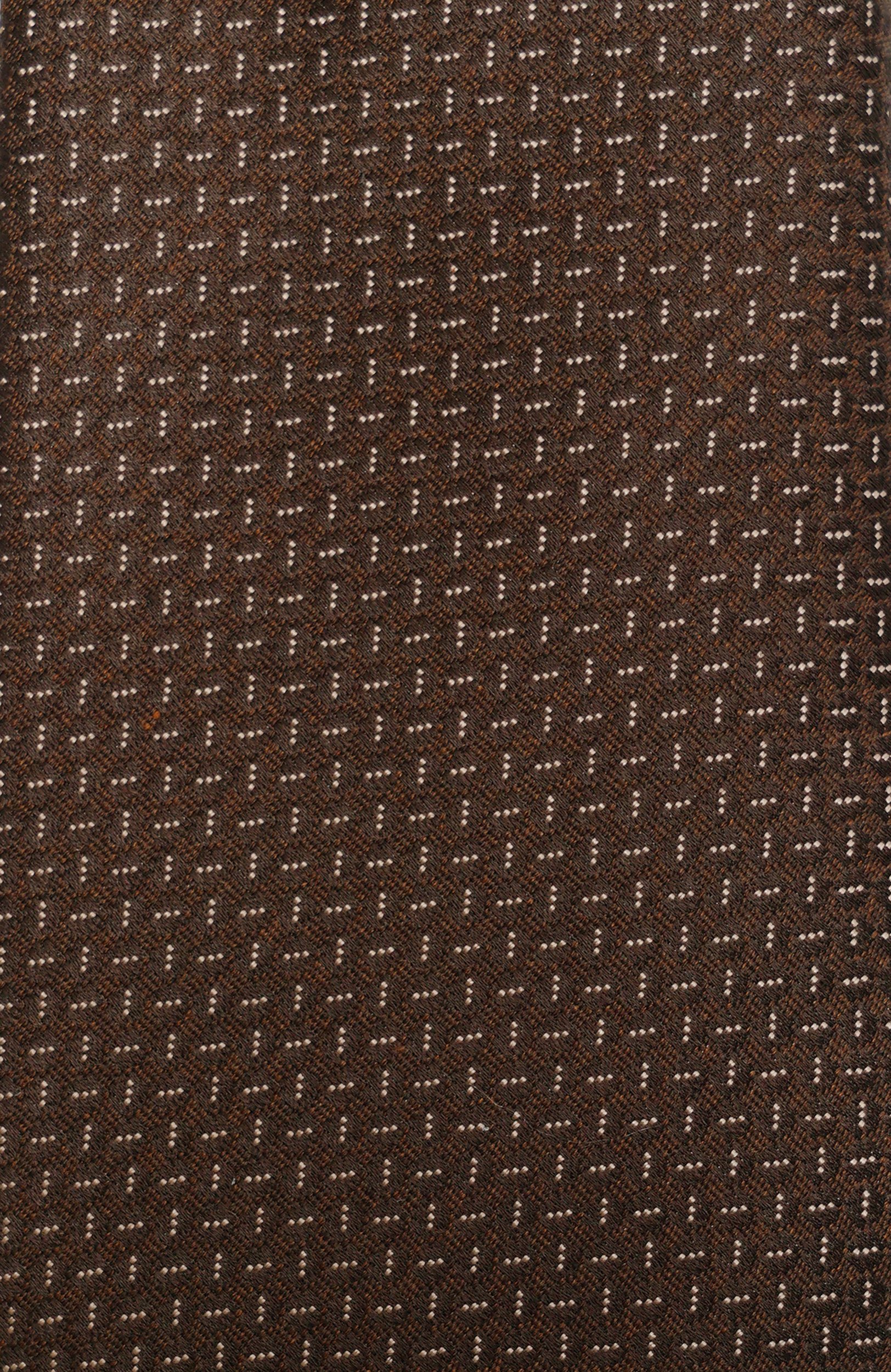 Галстук из шелка и шерсти CANALI, арт. 18/HJ04637, фото 4