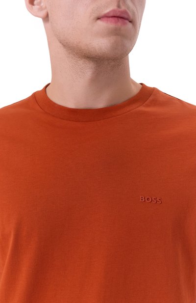 Хлопковая футболка BOSS, арт. 50468347, фото 5