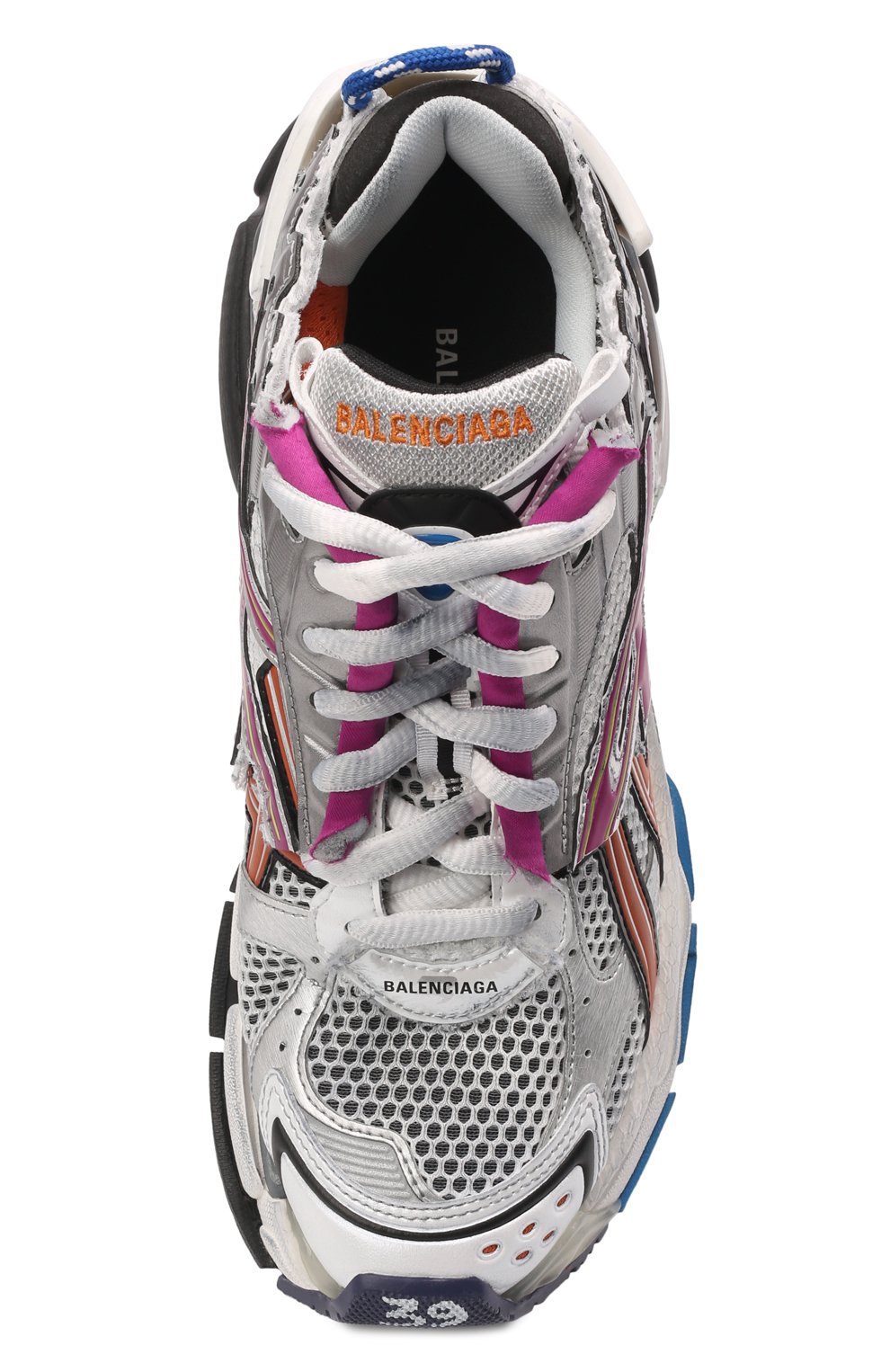 Комбини рованные кроссовки runner BALENCIAGA, арт. 677402/W3RB6, фото 6