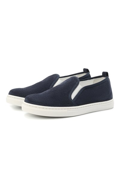 Замшевые слипоны IL GUFO, арт. G974/VEL0UR/31-34, фото 1