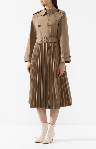 Тренч REDVALENTINO хаки цвета по цене 135000 руб., арт. TR3CHA25/4R6, фото 3 Тренч REDVALENTINO, арт. TR3CHA25/4R6, фото 3