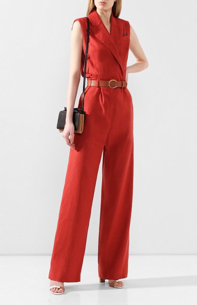 Комбинезон из смеси льна и хлопка BRUNELLO CUCINELLI, арт. MF591HL299, фото 2