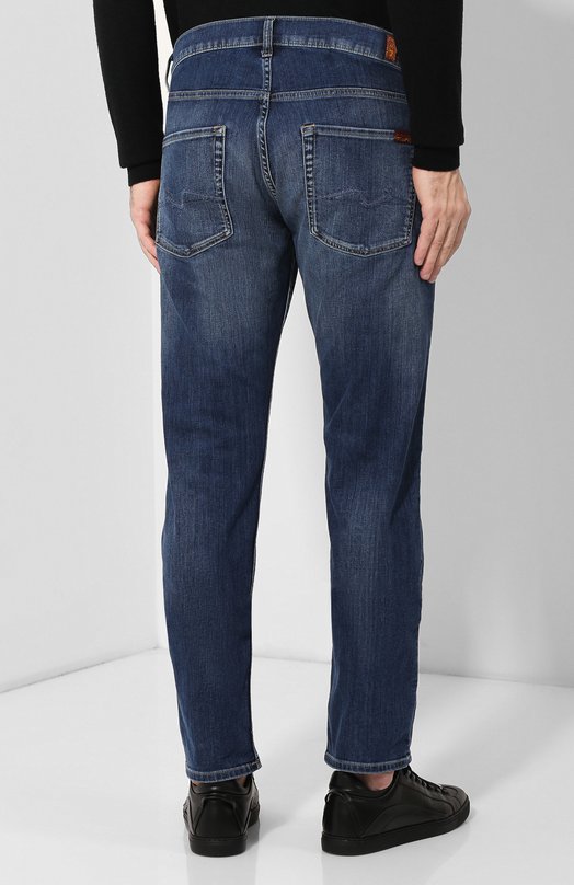 Джинсы Straight 7 For All Mankind Синий, фото 4