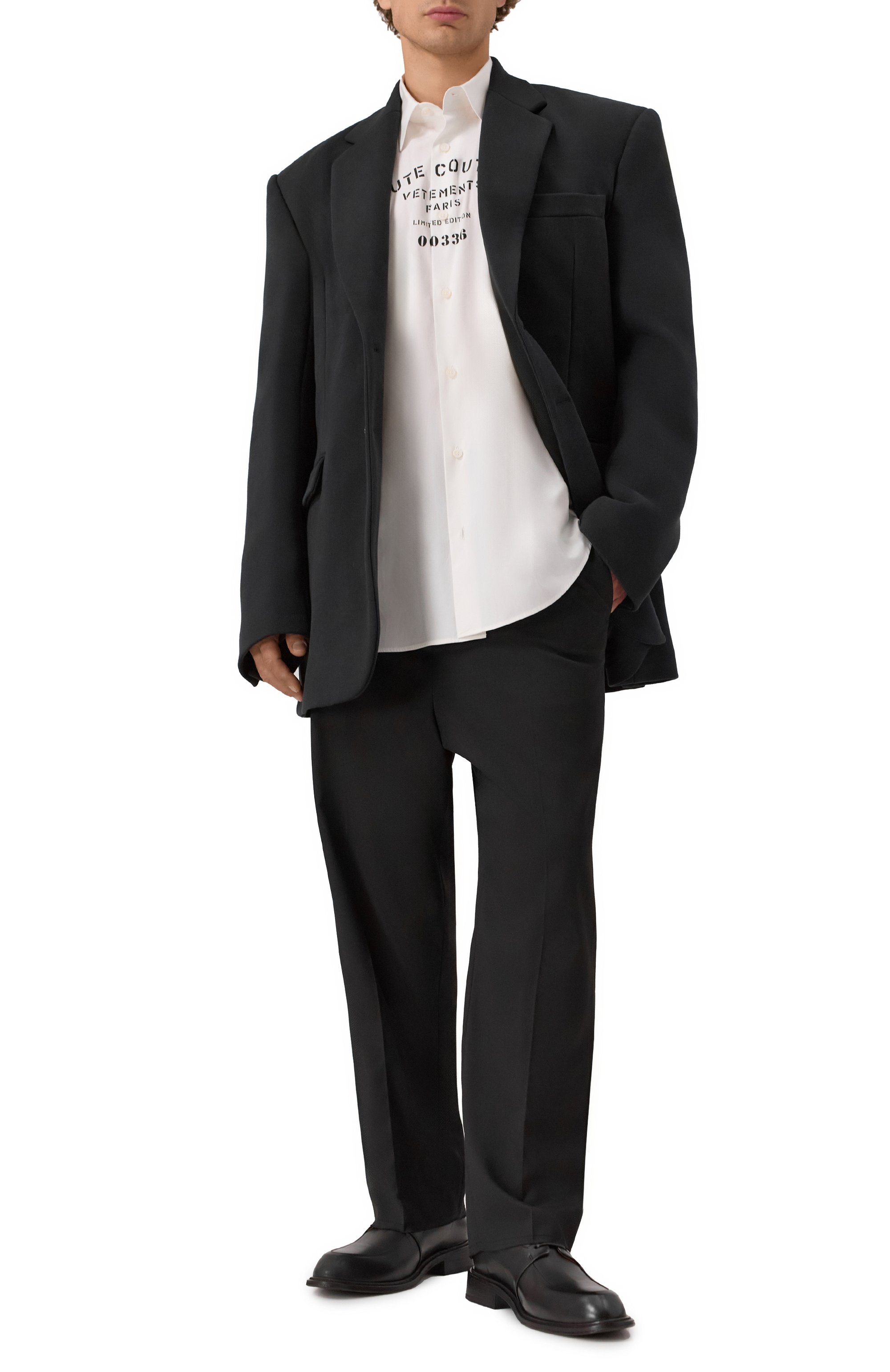 Хлопковый пиджак VETEMENTS, арт. UA53JA550B/1606 HEAVY M0LLET0N, фото 2