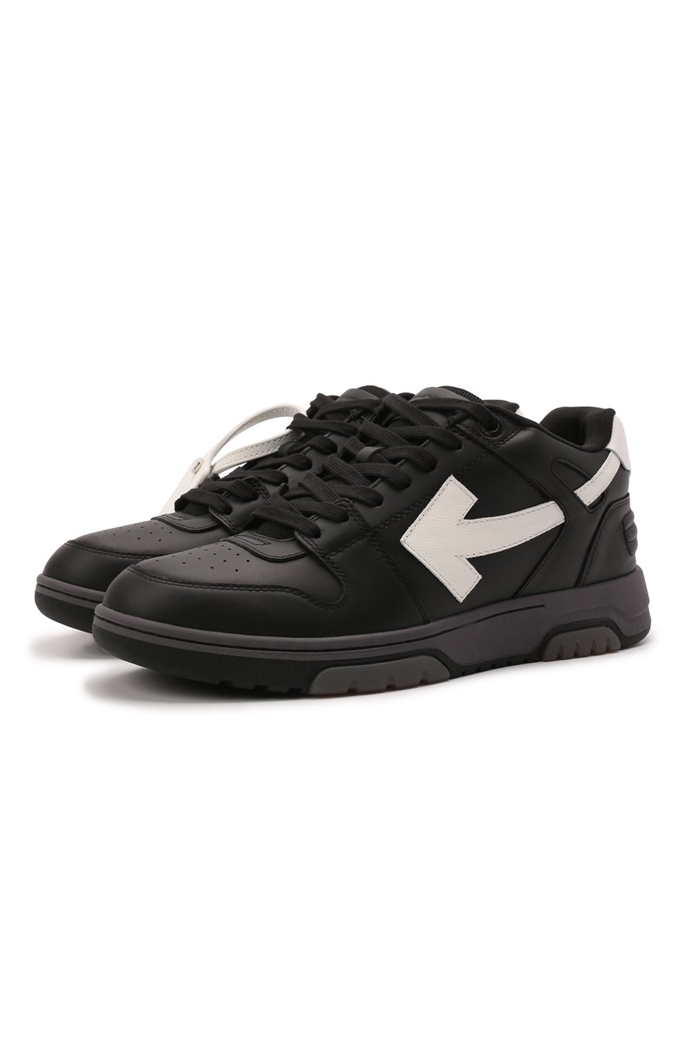 Кожаные кеды out of office OFF-WHITE, арт. 0MIA189C99LEA0011001, фото 1