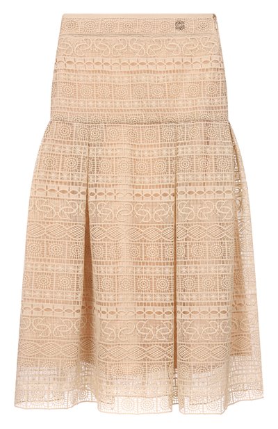 Хлопковая юбка ELIE SAAB JUNIOR, арт. EFG0037 MX/TS1124_001